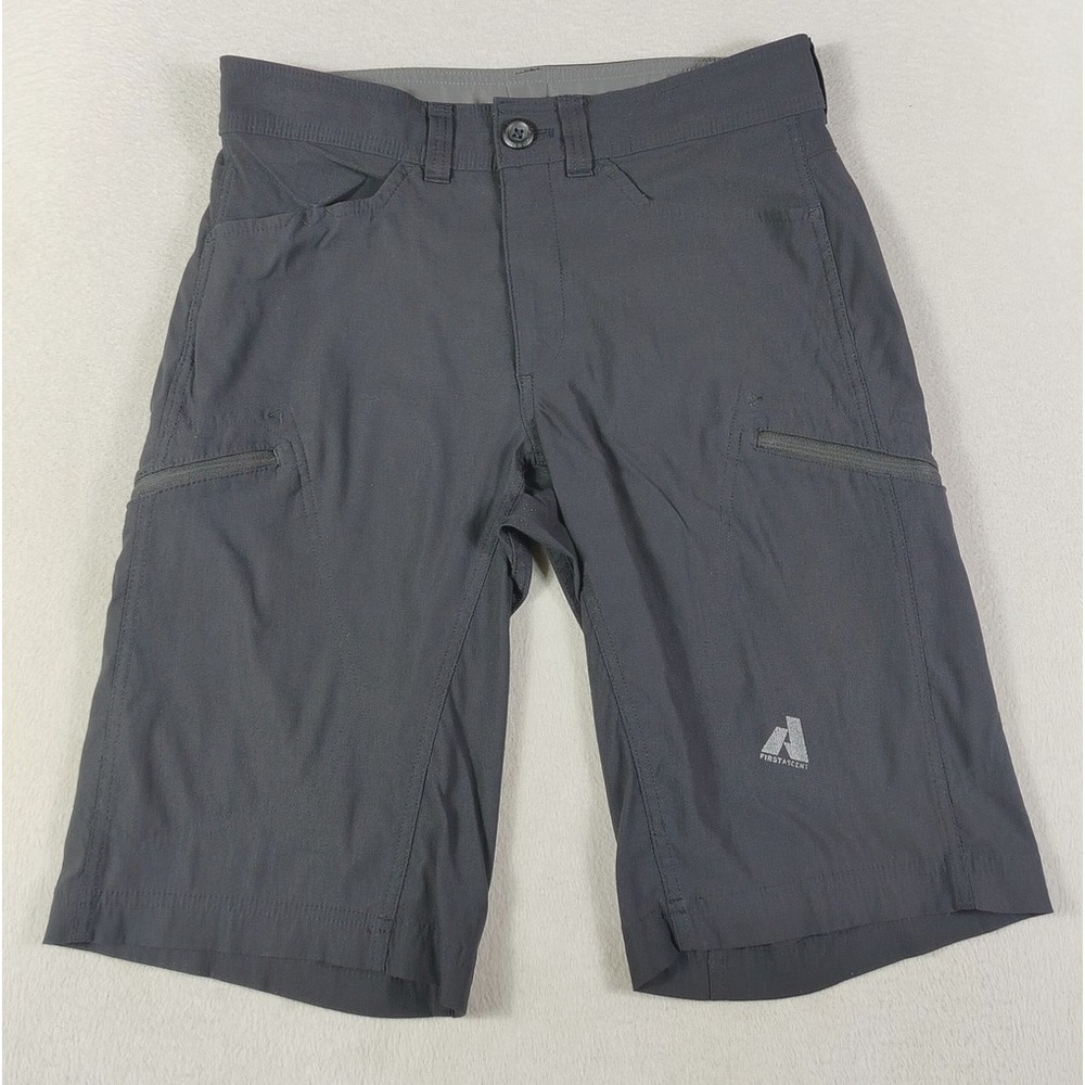 Eddie Bauer First Ascent Shorts Mens 30 Black Nylon Hiking Gorpcore Outdoors